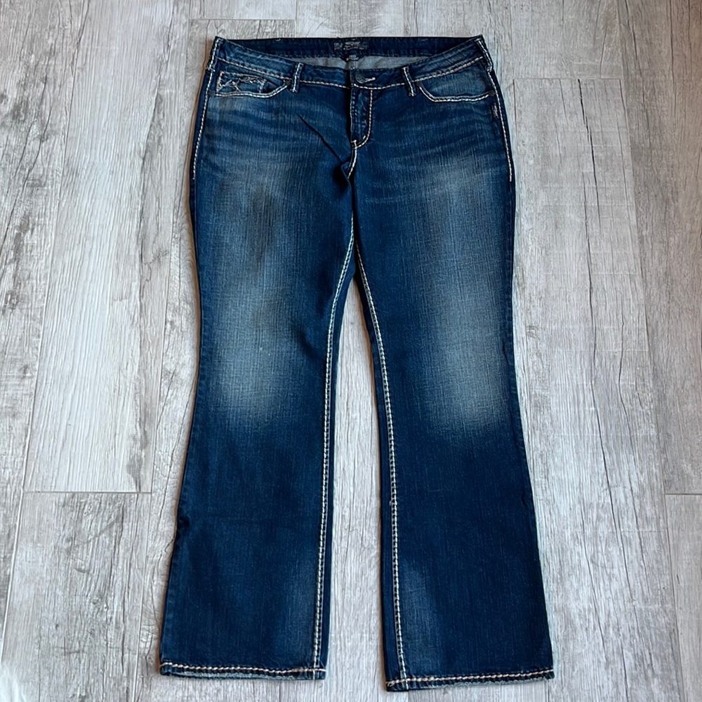 Silver Jeans Women's Blue Denim Jeans - Picture 4 of 14
